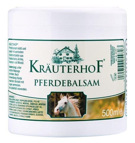 Krauterhof - Horse Salve Cooling 500ml – Krauterhof förpackning