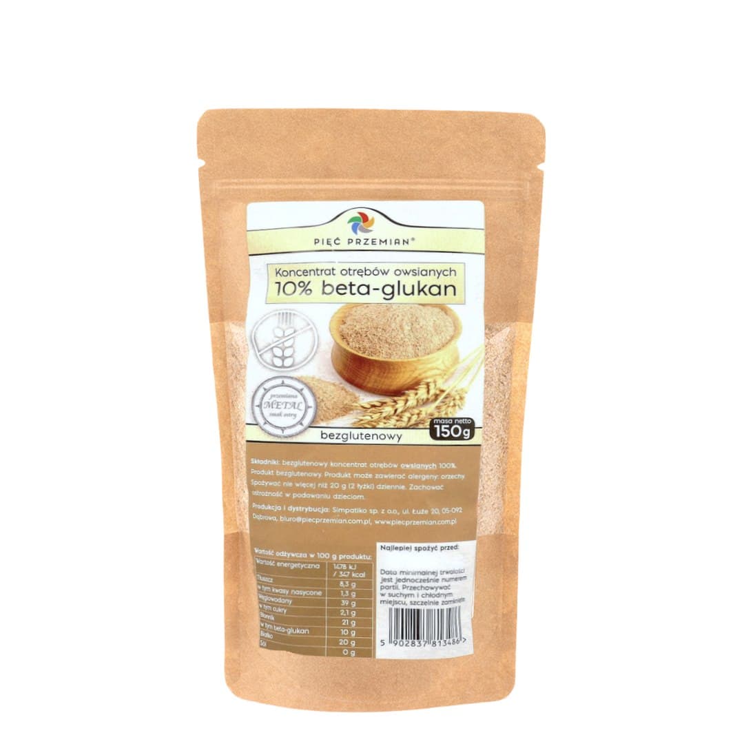 Pięć Przemian - Havrekli koncentrat pulver 250 g – Pięć Przemian förpackning