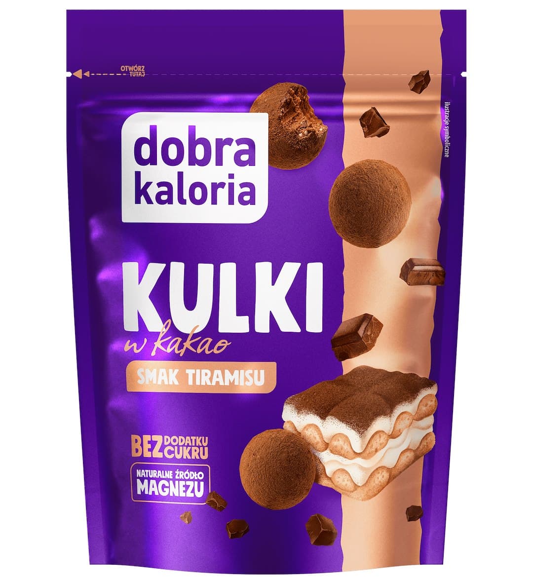Kubara - Dobra Kaloria Kulki w Kakao – Kubara förpackning