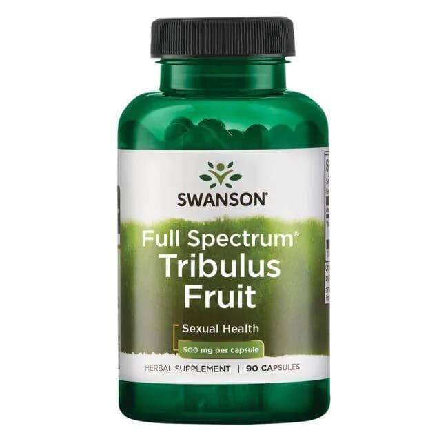 Swanson Full Spectrum Tribulus 500 mg, 100 kapslar – Swanson förpackning
