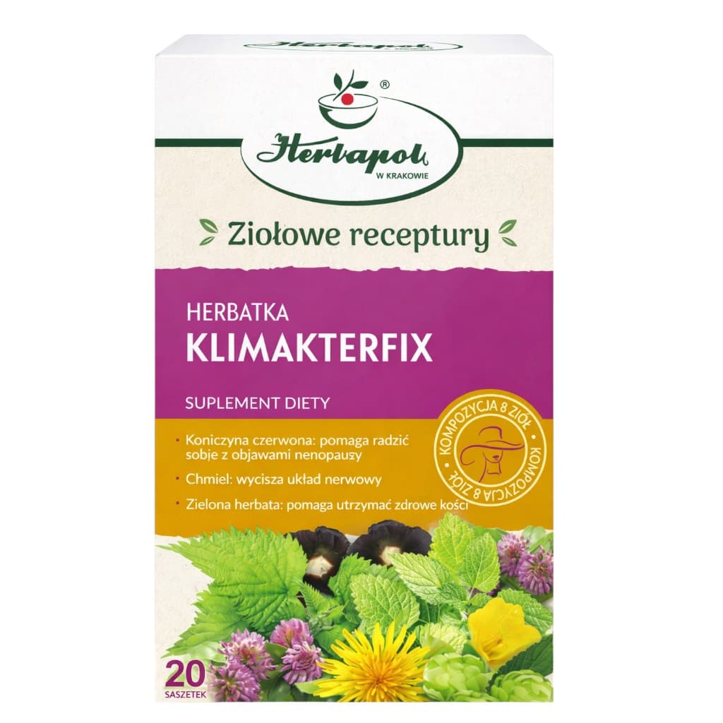 Herbapol Kraków - Klimakterfix - 20 påsar – Herbapol Kraków förpackning