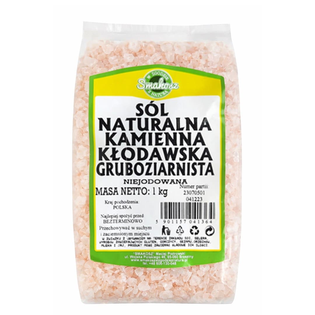 Smakosz - Natural Stone Salt Kłodawska Grovkornig – Smakosz förpackning