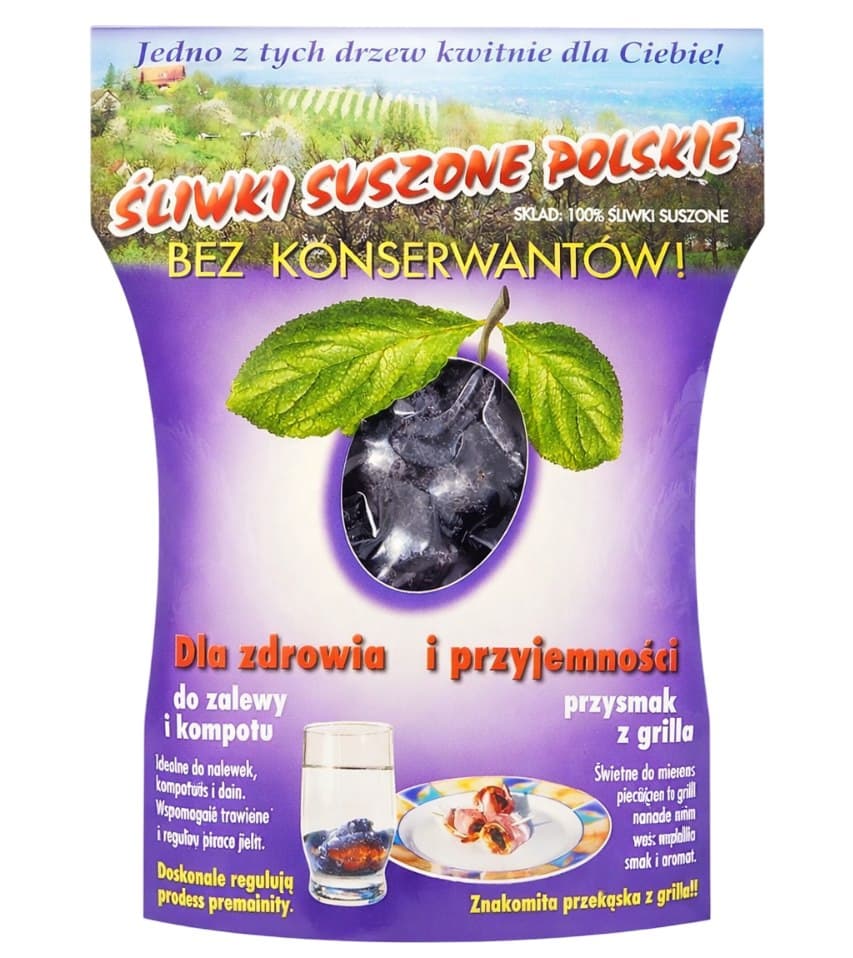 Kalejdoskop - Torkade Plommon Polish - 200g – Kalejdoskop förpackning
