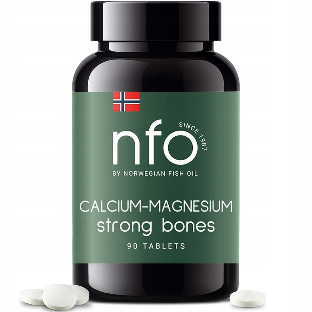 NFO Calcium Magnesium Strong Bones 90 tabletter – NFO förpackning