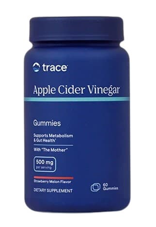 Trace Minerals Apple Cider Vinegar Gummies 500mg - 60 tugggummin – Trace Minerals förpackning
