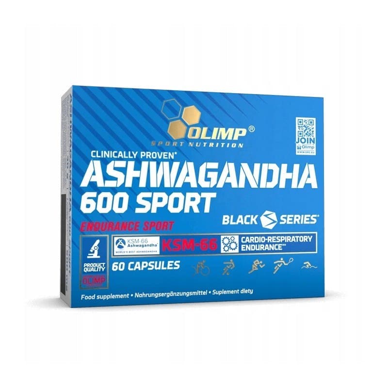 Olimp Ashwagandha 600 Sport 60 kapslar – Olimp Labs confezione