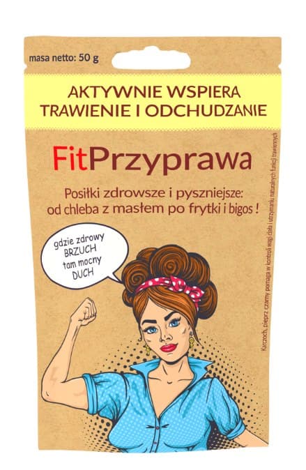 Fitprzyprawa - Digestion & Weight Support Seasoning - 50g – Fitprzyprawa förpackning