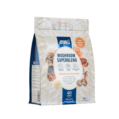 Applied Nutrition Mushroom Superblend 160g pulver – Applied Nutrition förpackning