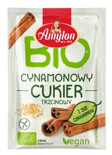 Amylon - Organic Cinnamon Sugar 20g – Amylon förpackning