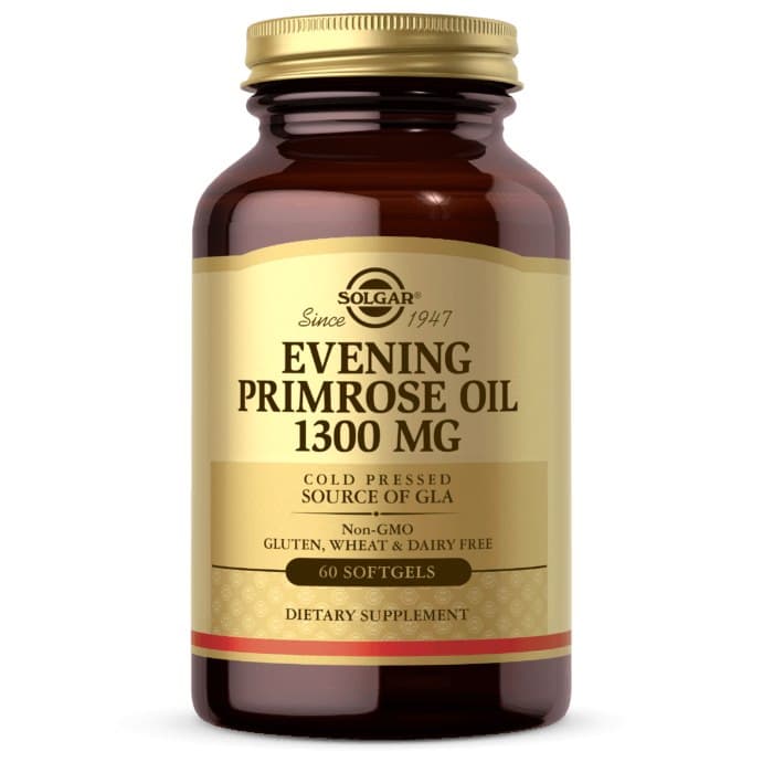 Solgar Evening Primrose Oil 1300mg, 60 mjuka kapslar – Solgar förpackning