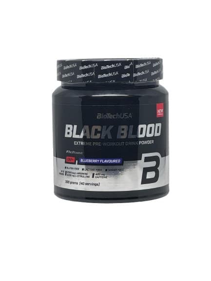 BioTechUSA - Black Blood - Pre-Workout Booster 300 g – BioTechUSA förpackning