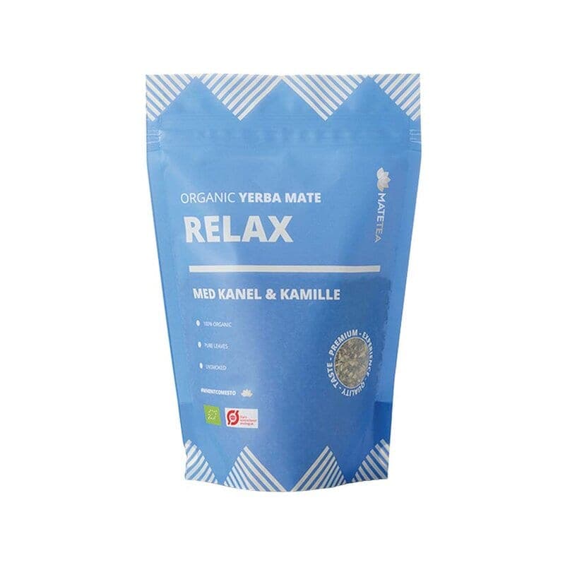 Matetea Relax 180g | Matetea – Matetea förpackning