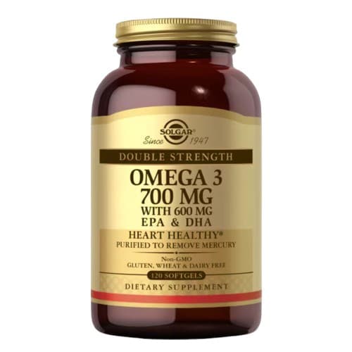 Solgar - Omega 3 Double Strength - 120 Sgels – Solgar förpackning