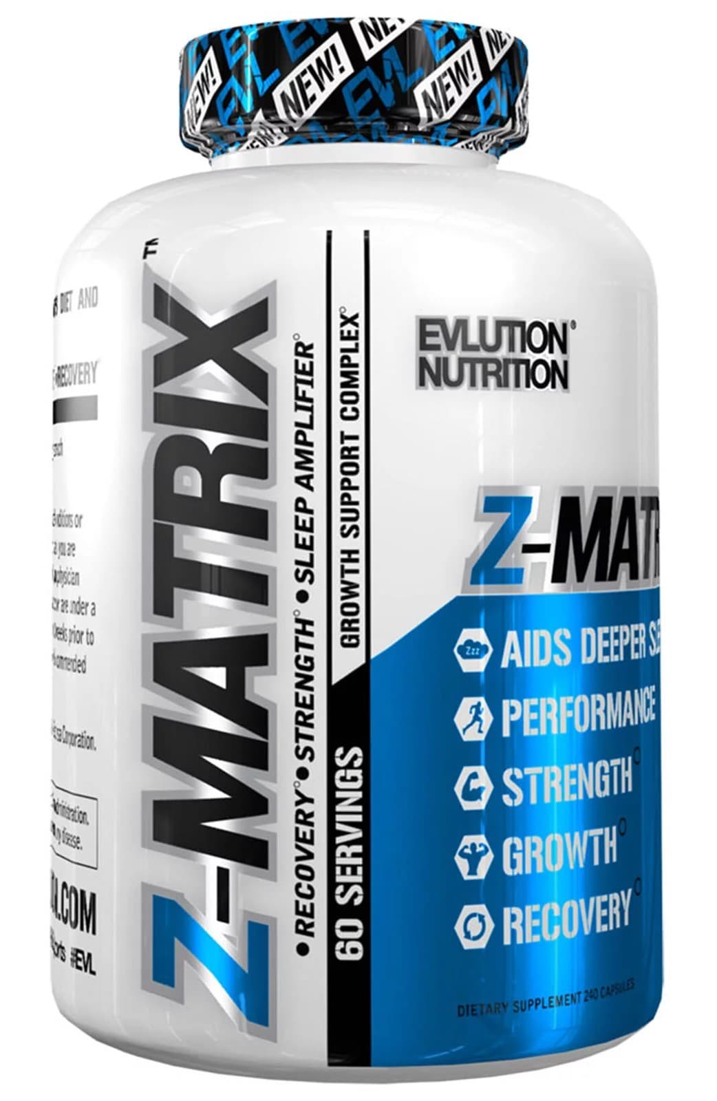 EVLution Nutrition - Z-Matrix - 240 kapslar – EVLution Nutrition förpackning