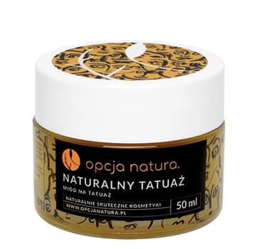Opcja Natura - Tattoo Honey 50ml – Opcja Natura förpackning