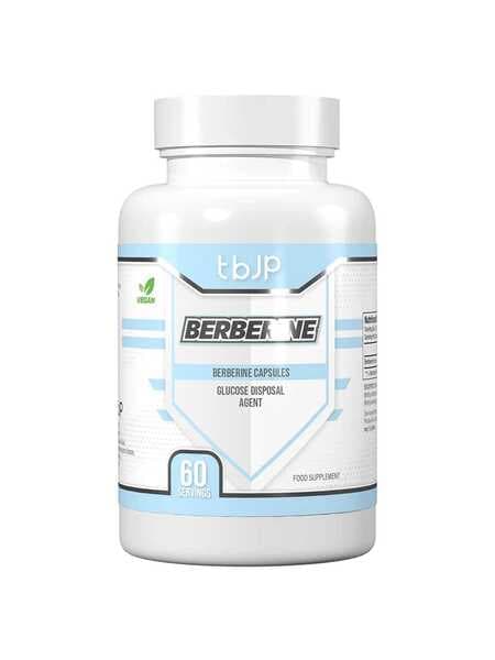 Trained by JP - Berberine - 500 mg, 60 kapslar – Trained by JP förpackning