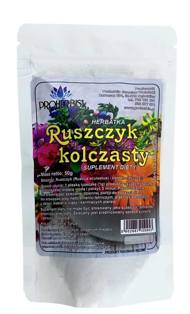 Proherbis - Sarsaparilla - Cut Root 50g – Proherbis förpackning