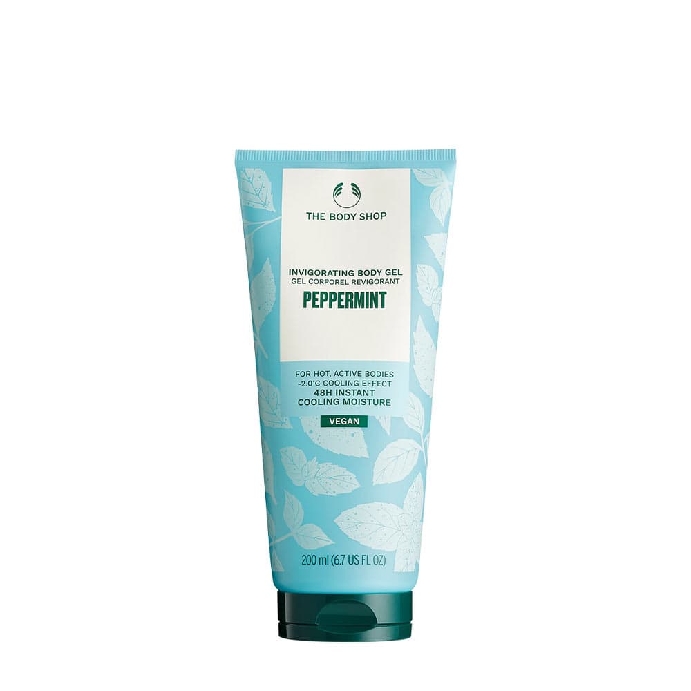 The Body Shop Pepparmynta Invigorerande Kroppsgel 200ml – The Body Shop förpackning
