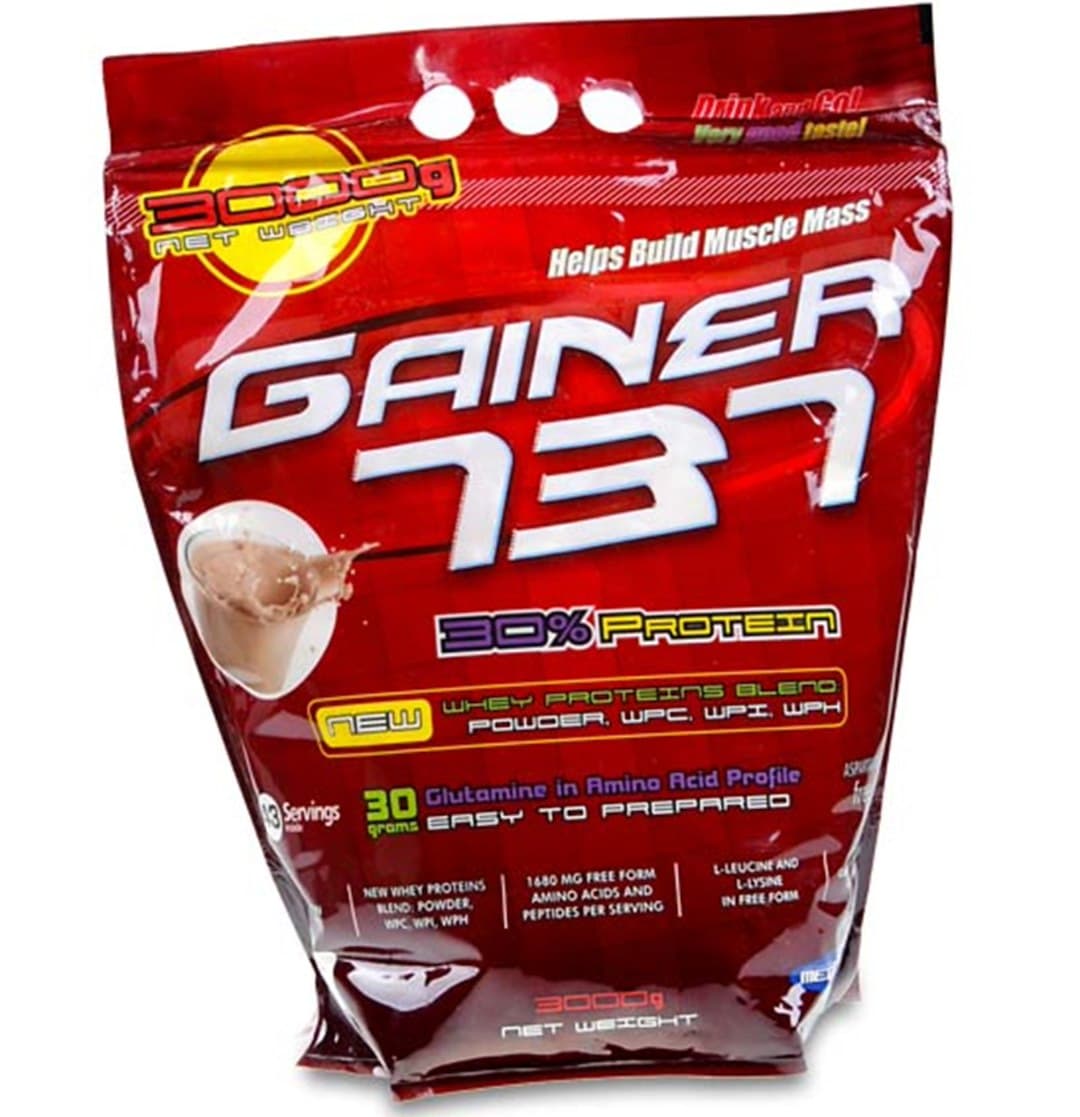 Megabol Gainer 737 med smak av vaniljkakor 3 kg – Megabol förpackning