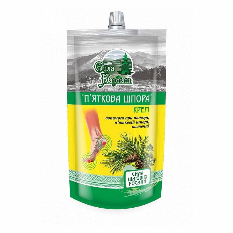 Сила Карпат - Heel Spur Cream - 100ml – Sila Karpat förpackning