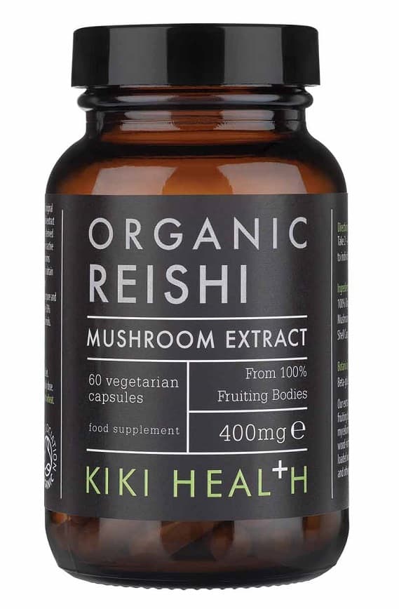 KIKI Health - Reishi Extract - 400mg - 60 Vcaps – Kiki Health förpackning