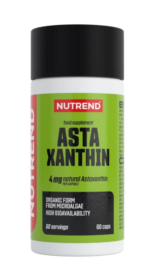 Nutrend Astaxanthin 60 kapslar – Nutrend förpackning