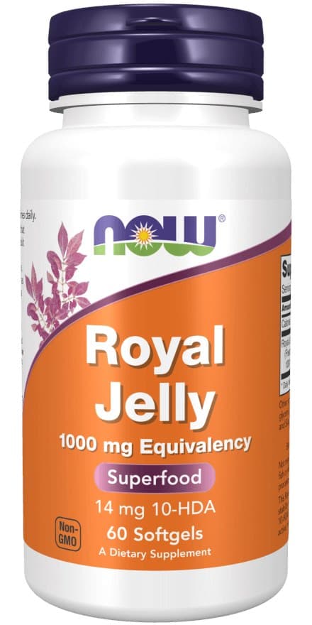 NOW Foods Royal Jelly 303 mg 60 capsules molles