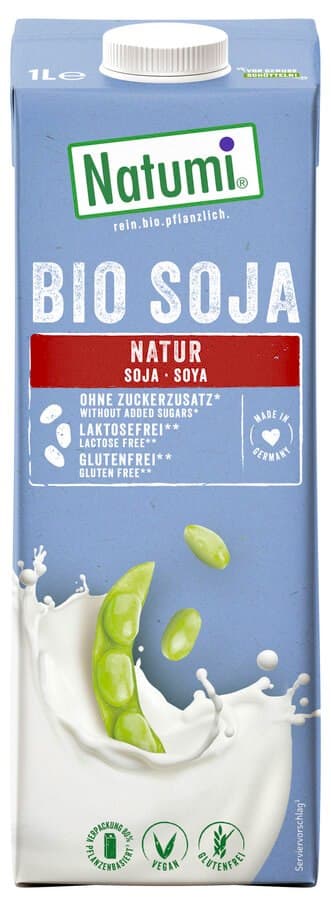 Natumi - Organic Soy Drink - 1l – Natumi förpackning