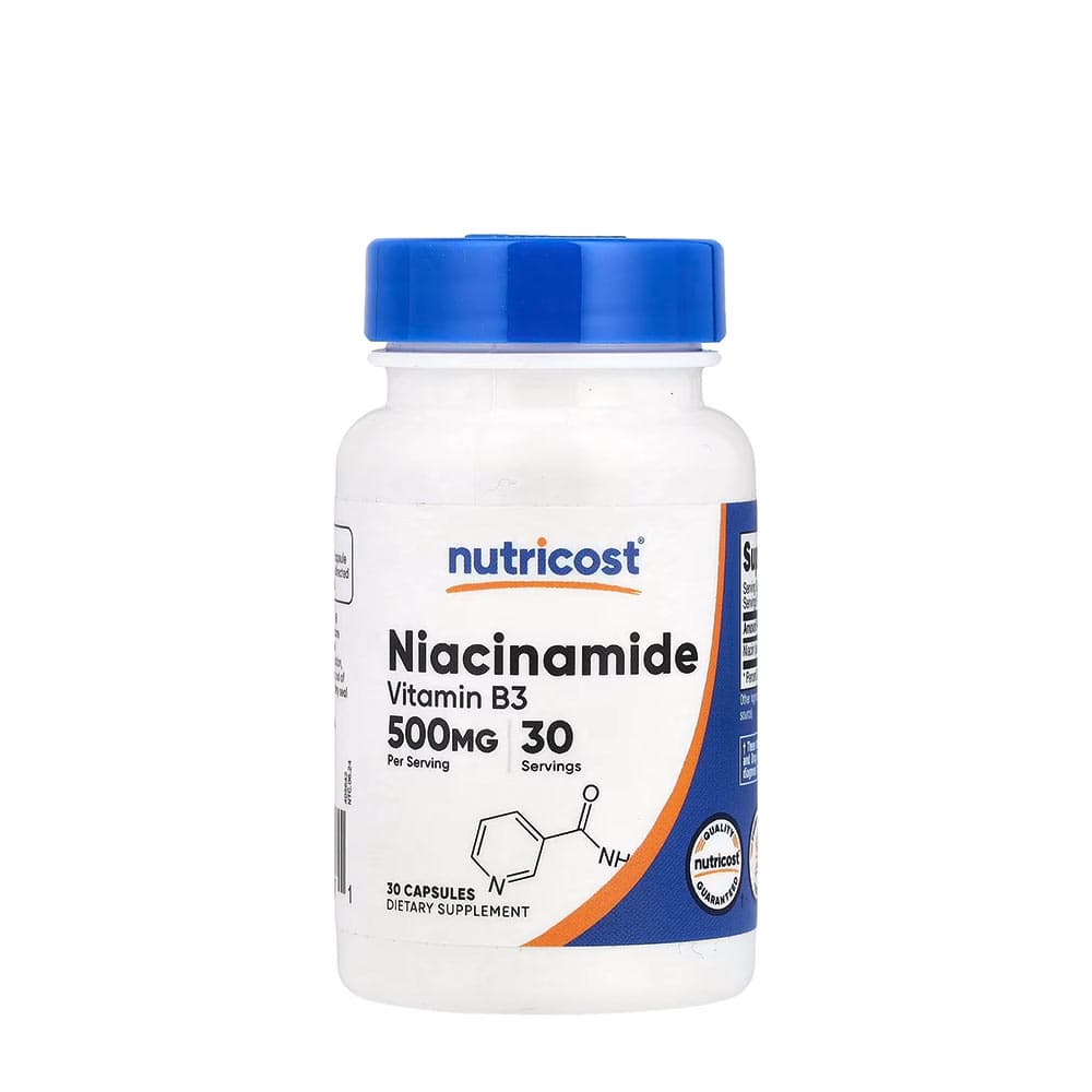 Nutricost - Vitamin B3 Niacinamide - 30 kapslar