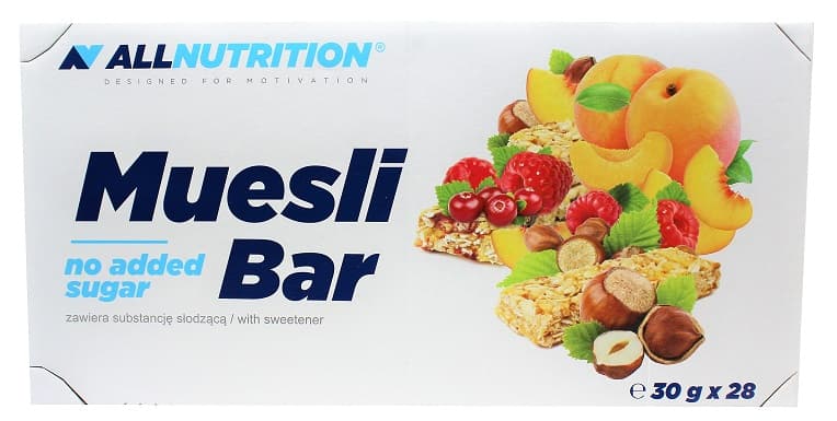 AllNutrition Muesli Bar – Müslibar med havre och frön – Allnutrition förpackning