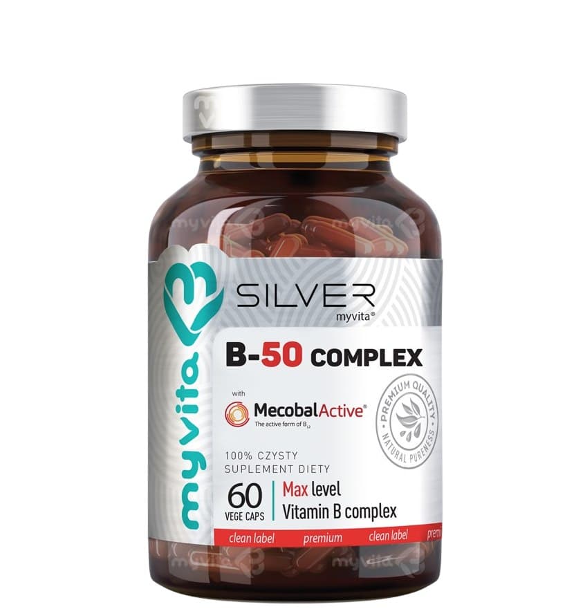 Myvita - Vitamin B-50 Complex Max 60 kapslar