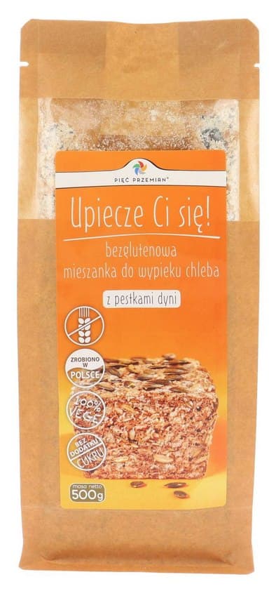 Pięć Przemian - Glutenfri Brödmix med Pumpafrön - 500g
