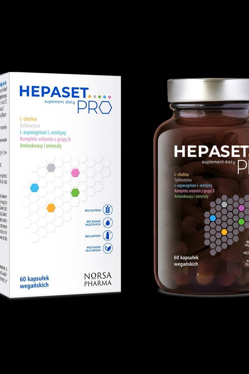 Norsa Pharma - Hepaset Pro 60 kapslar – Norsa Pharma förpackning