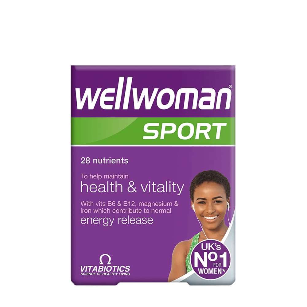 Vitabiotics Wellwoman Sport – 30 tabletter – Vitabiotics förpackning