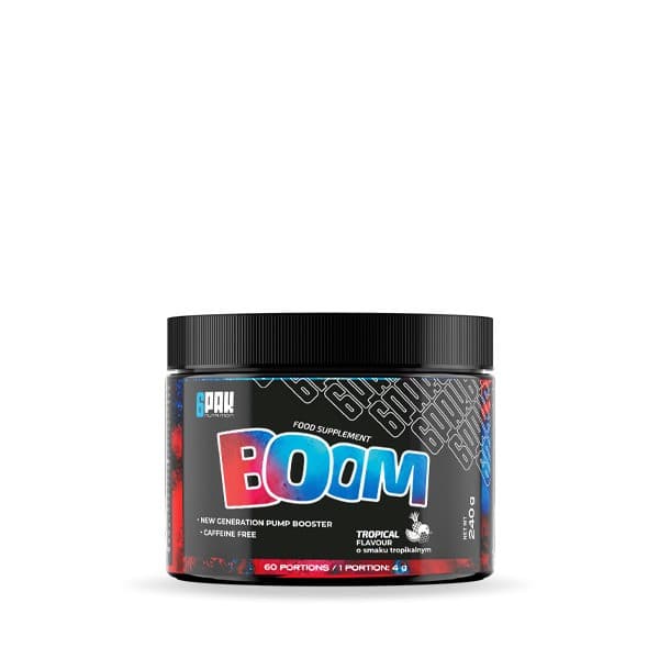 6PAK - Boom, Tropical - 240g – 6PAK förpackning