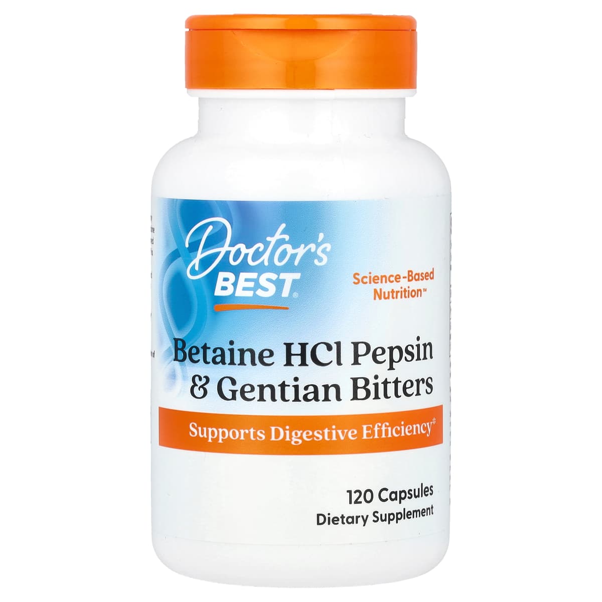 Doctor'S Best - Betaine HCL Pepsin & Gentian Bitters