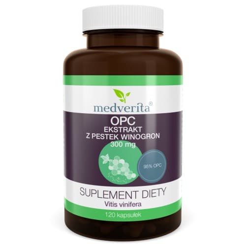Medverita OPC 95% 300 mg 120 capsule – Medverita confezione