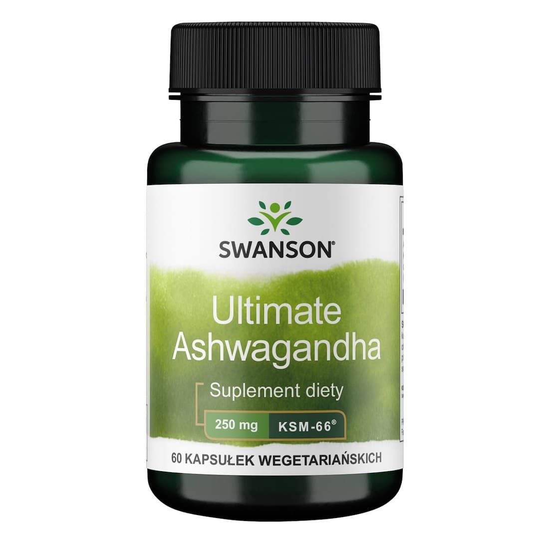 Swanson Ultimate Ashwagandha 250 mg - 60 vegetabiliska kapslar – Swanson förpackning