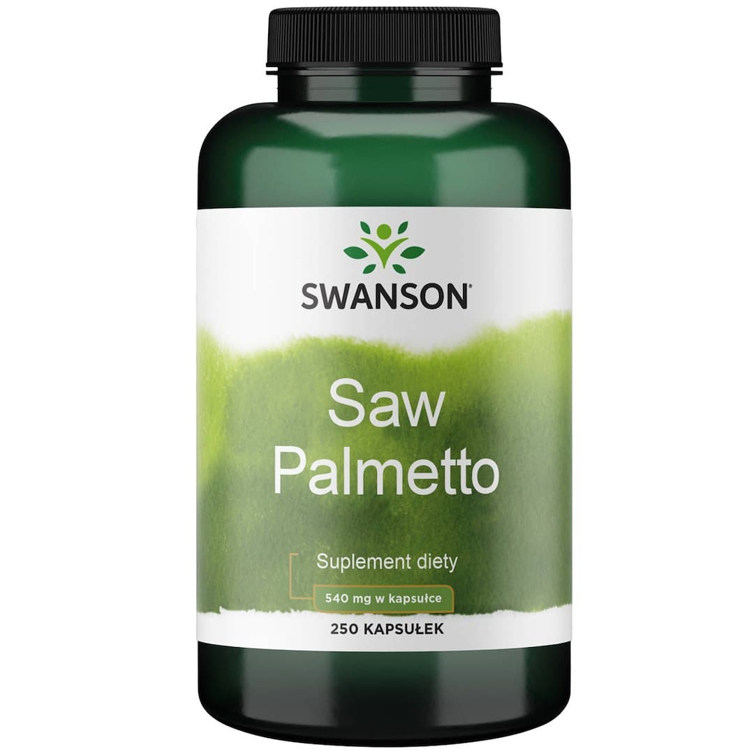 Swanson - Sågpalmetto, 540mg kapslar – Swanson förpackning