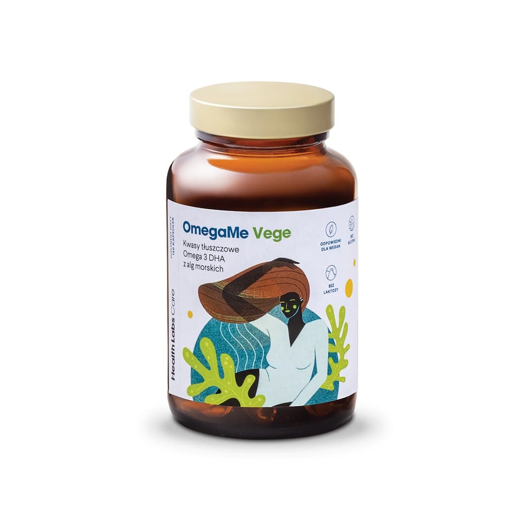 Health Labs Care OmegaMe Vege 60 kapslar – Health Labs Care förpackning