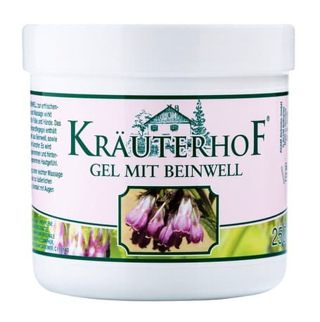 Kräuterhof - Comfrey Gel - 250ml – Krauterhof förpackning
