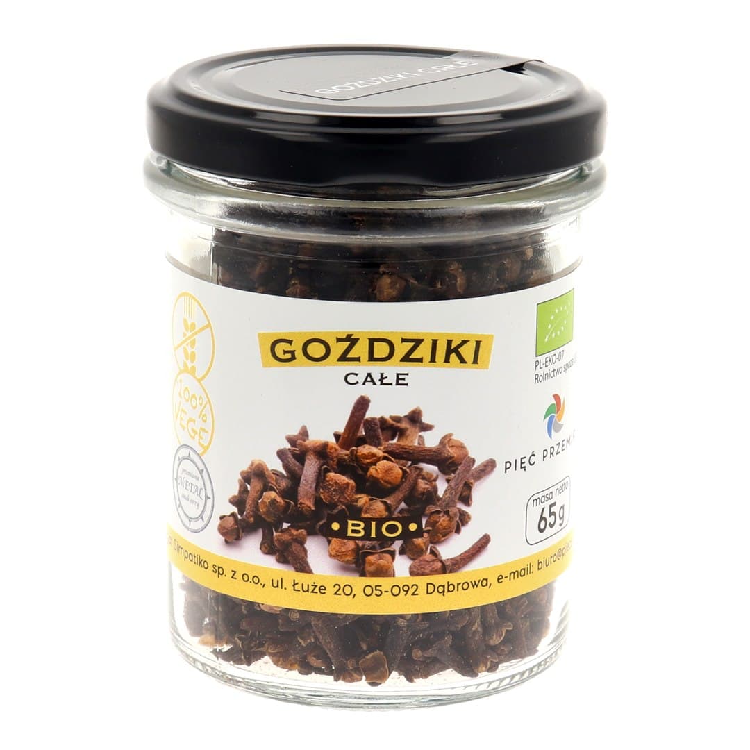 Pięć Przemian - Whole Cloves Organic 65g – Pięć Przemian förpackning