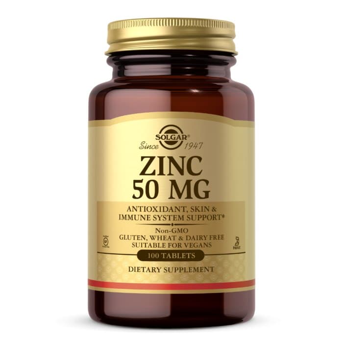 Solgar Zinc 50 mg - 100 tabletter