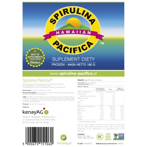 Kenay - Products - 180g Pulver – Kenay förpackning