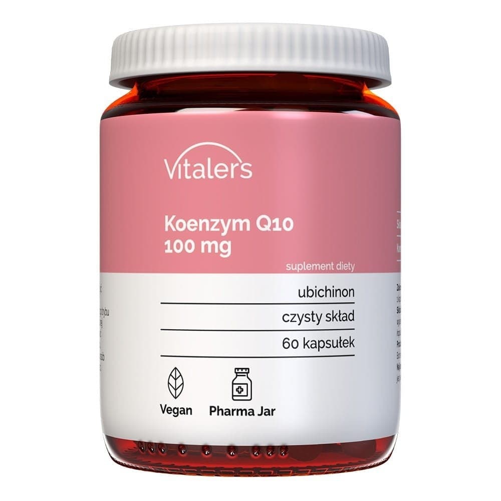 Vitaler's Koenzym Q10 100 mg 60 kapslar – Vitaler's förpackning