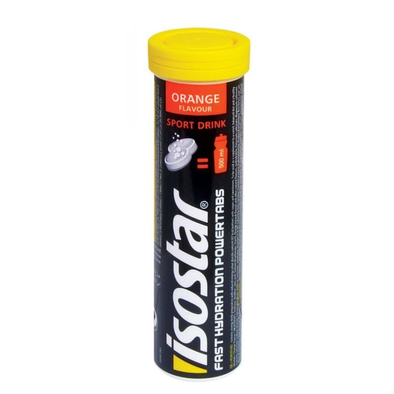ISOSTAR Power Tabs 120 g appelsinsmag – isostar emballage