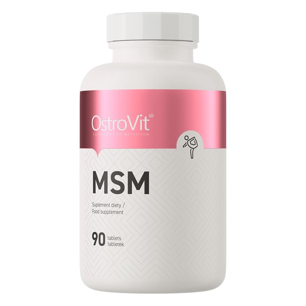 OstroVit - MSM - Sulfur Support 500 mg, 120 kapslar – OstroVit förpackning