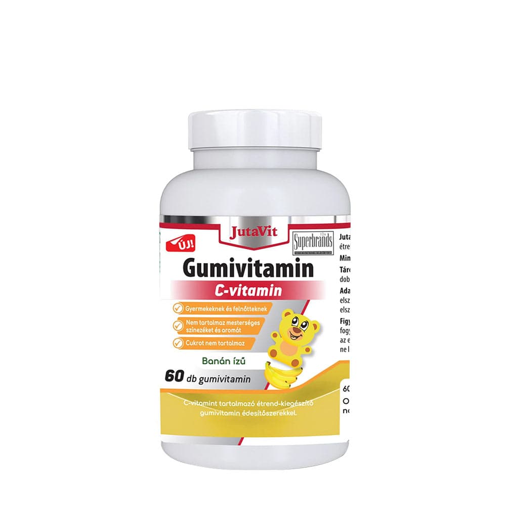 JutaVit Vitamin C Gummies Banan 60 Gummier – Jutavit förpackning