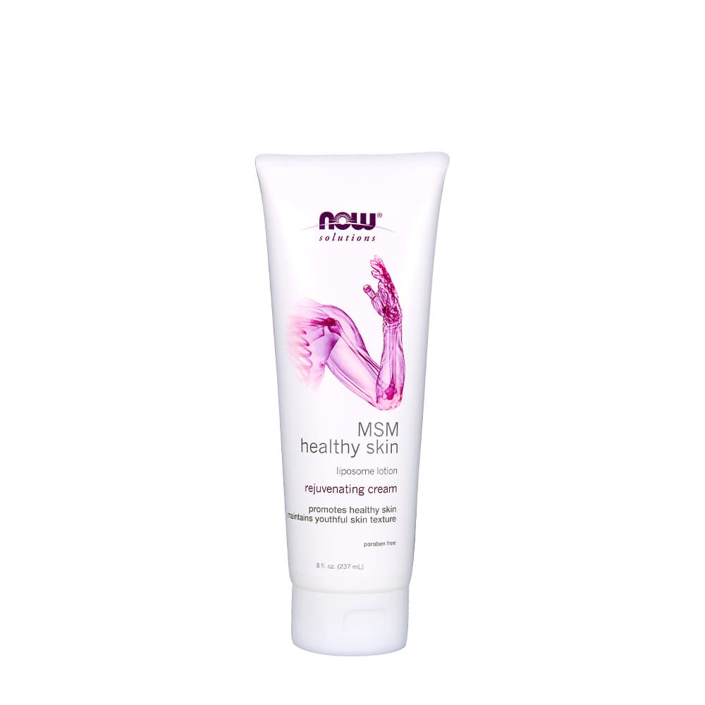 NOW Foods MSM Healthy Skin Liposome Lotion 237ml – NOW Foods förpackning