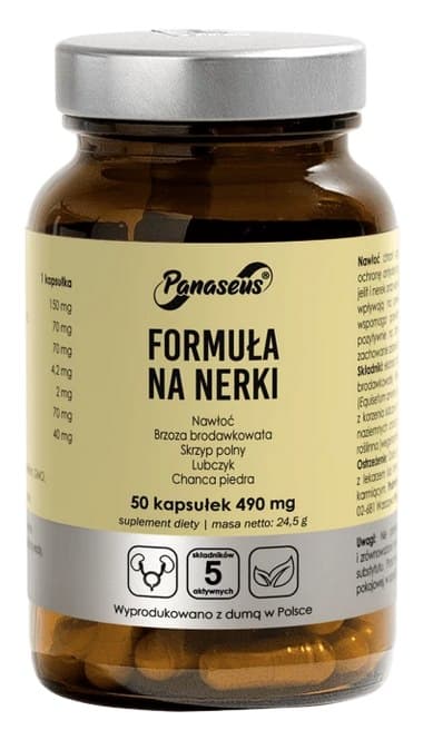 Panaseus Kidney Formula - 50 kapslar – Panaseus förpackning